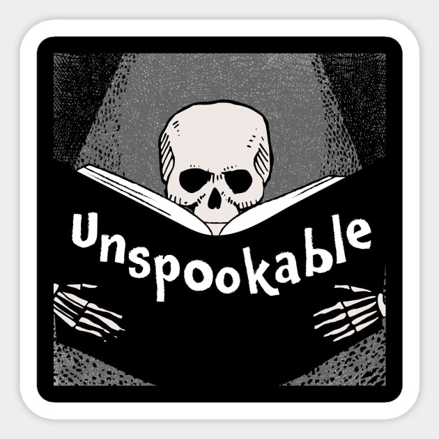 Unspookable Logo Sticker by Soundsington Media 